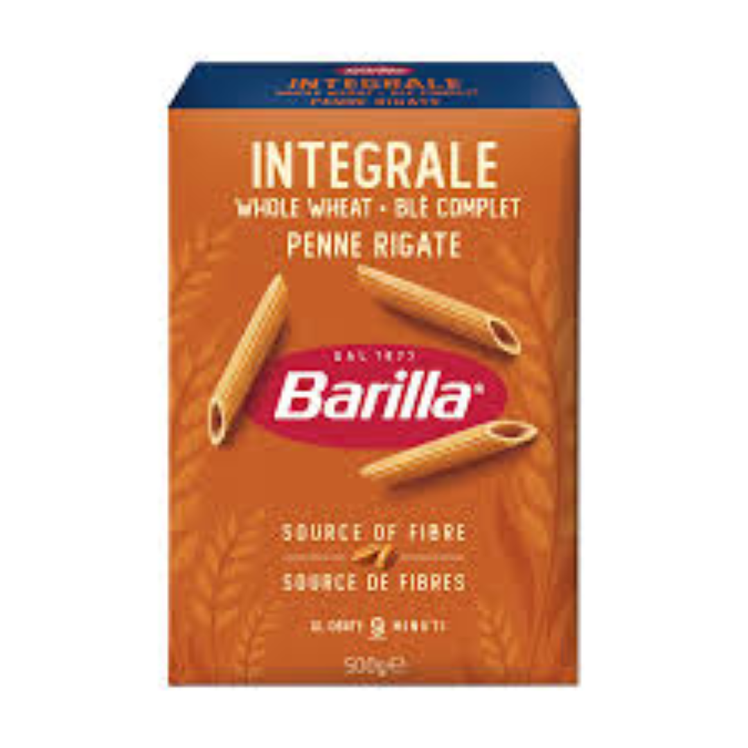BARILLA PENNE RIGATE WHOLE WHEAT 500G